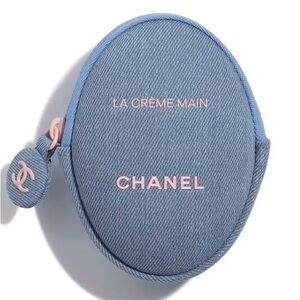 CHANEL Denim Oval Case (cream not included)